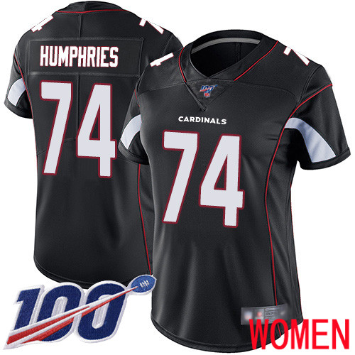 Arizona Cardinals Limited Black Women D.J. Humphries Alternate Jersey NFL Football #74 100th Season Vapor Untouchable